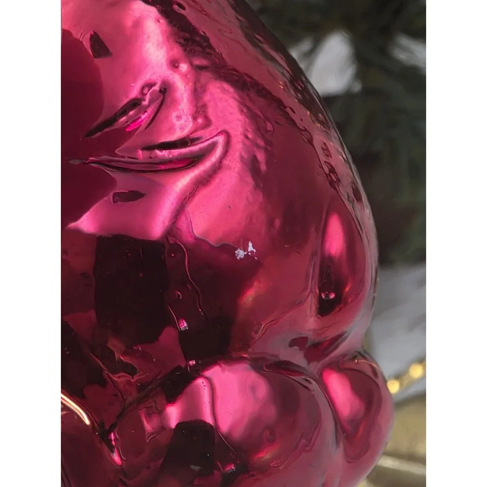 Vintage Antique Blown Glass PUPPY DOG Figurine‎ Christmas Ornament West Germany